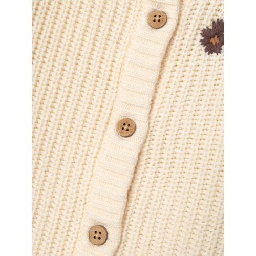 Lil' Atelier Lil' Atelier | Emlen emb knitted cardigan | Birch