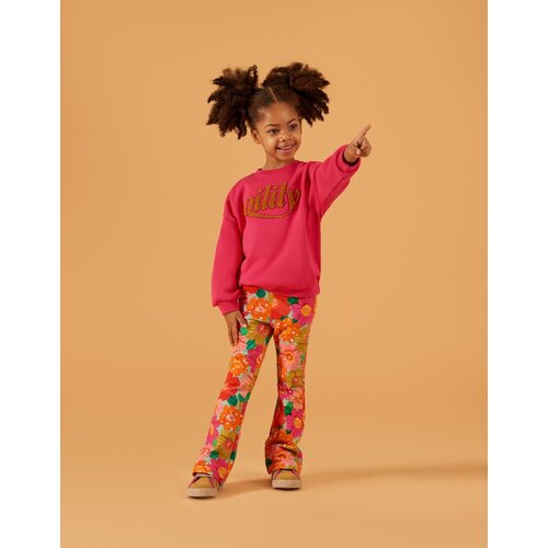 Oilily Oilily | Perky sweat pants | Pink flowers 303