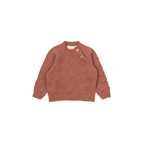 The New The New Siblings | Loopy Knit Pullover | Cedar Wood