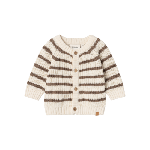 Lil' Atelier Lil' Atelier | Emlen baby knit caridgan stripe | Birch