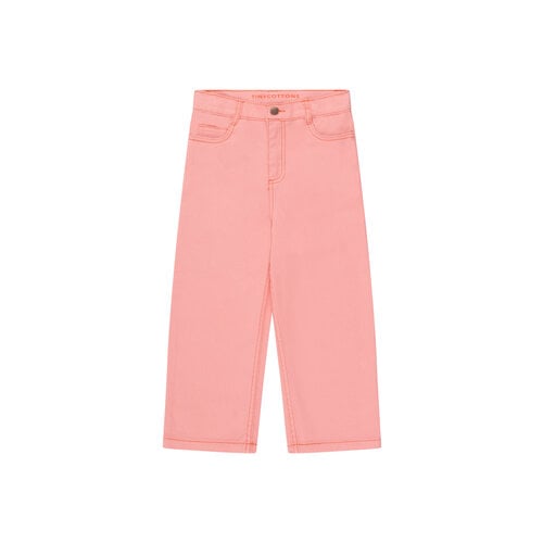 Tiny Cottons Tiny Cottons | Straight contrast jeans | Peach