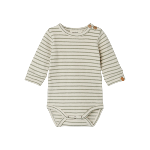 Lil' Atelier Lil' Atelier | Thoro slim body stripe | Birch Seagrass