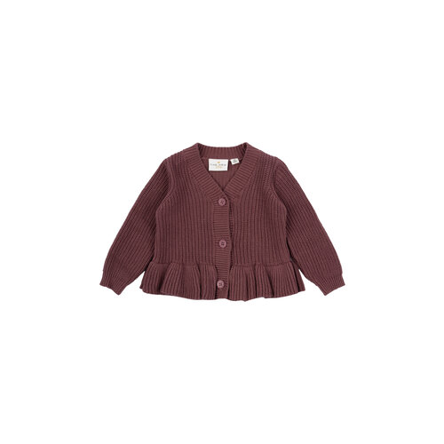 The New The New Siblings | Mae Knit Cardigan | Crushed Berry The New The New Siblings | Mae Knit Cardigan | Crushed Berry