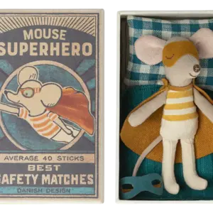 Maileg Maileg | Kleine broer | Super hero in luciferdoosje