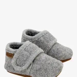 Enfant Enfant | 1230 Wollen slofjes | Grey Melange