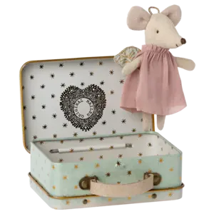 Maileg Maileg | Angel mouse in suitcase | Little Sister