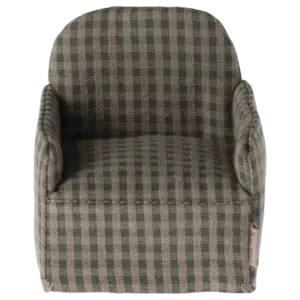 Maileg Maileg | Chair mouse | Stoel Green Checker