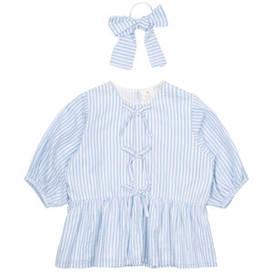 The New The New | Nalani top | White Swan Striped
