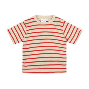 The New The New Siblings | Nat tee Poppy Red Striped