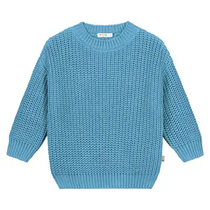 Yuki Kidswear Yuki | Chunky Knitted Sweater | Sky