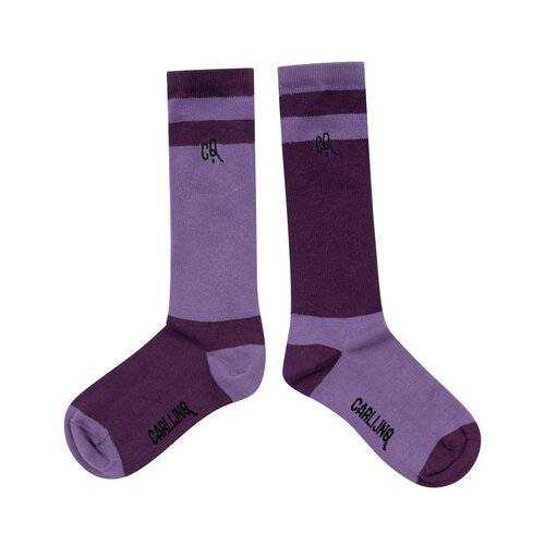 CarlijnQ CarlijnQ | Knee socks Contra Purple CarlijnQ CarlijnQ | Knee socks Contra Purple