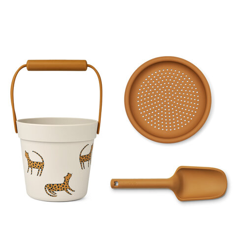 Liewood Liewood | Elmo beach set | Strandset met emmer + schepje + zeef Liewood Liewood | Elmo beach set | Strandset met emmer + schepje + zeef