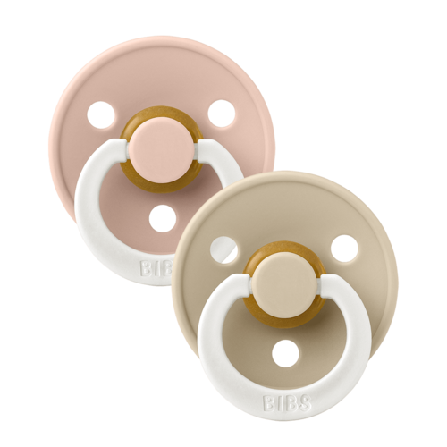 Bibs BIBS Glow 2-pack fopspeen Blush /Vanilla Bibs BIBS Glow 2-pack fopspeen Blush /Vanilla