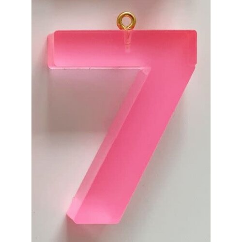 ByMelo ByMelo | Losse cijfer 7 roze ByMelo ByMelo | Losse cijfer 7 roze