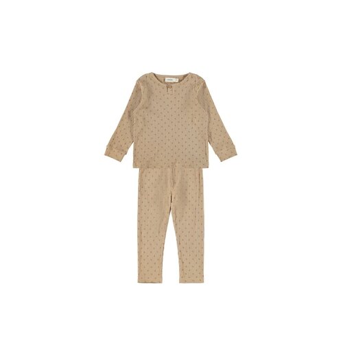 Lil' Atelier Lil' Atelier | Lolo Night Set | Pyjama Travertine Lil' Atelier Lil' Atelier | Lolo Night Set | Pyjama Travertine