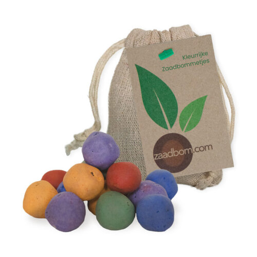Zaadbom.com Gekleurde zaadbommetjes (15 stuks) Zaadbom.com Gekleurde zaadbommetjes (15 stuks)