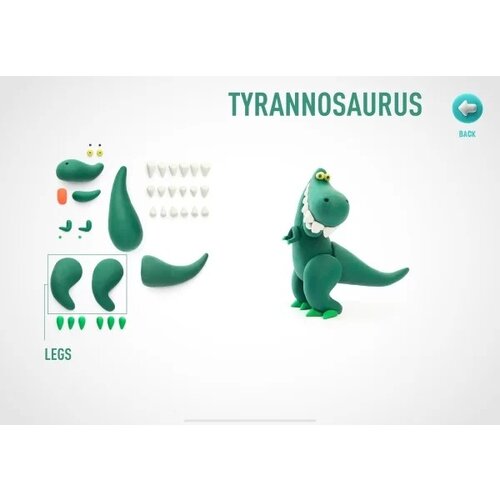 Hey Clay Hey Clay |Tyrannosaurus (1 figuur) Hey Clay Hey Clay |Tyrannosaurus (1 figuur)