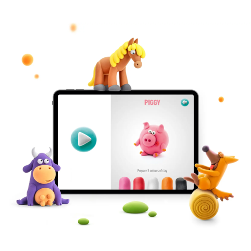 Hey Clay Hey Clay | Dino's | (6 figuren) Hey Clay Hey Clay | Dino's | (6 figuren)