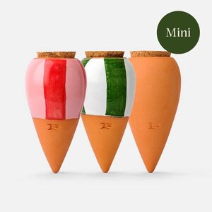 Pepin Pepin | Trio Mini Olla's Gestreept - Terracotta Pepin Pepin | Trio Mini Olla's Gestreept - Terracotta