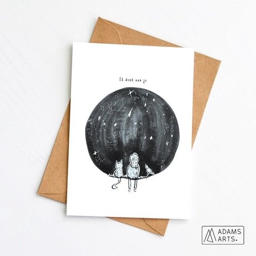Adams Arts Adams Arts | Kaart | Ik denk aan je Sterrenhemel Adams Arts Adams Arts | Kaart | Ik denk aan je Sterrenhemel