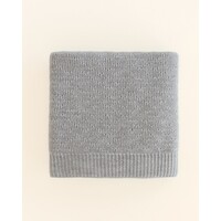 Hvid | Blanket Dora | Grey Melange 70 x 95