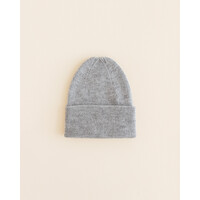 Hvid | Newborn beanie Fonzie Grey Melange