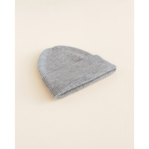 Hvid Hvid | Newborn beanie Fonzie Grey Melange Hvid Hvid | Newborn beanie Fonzie Grey Melange