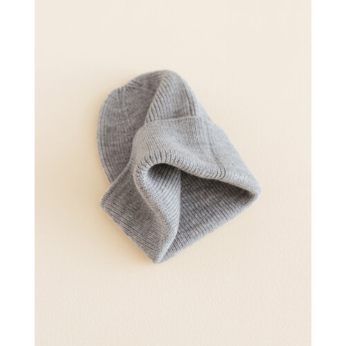 Hvid Hvid | Newborn beanie Fonzie Grey Melange Hvid Hvid | Newborn beanie Fonzie Grey Melange