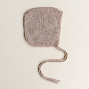 Hvid Hvid | Newborn bonnet | Wollen mutsje sand Hvid Hvid | Newborn bonnet | Wollen mutsje sand