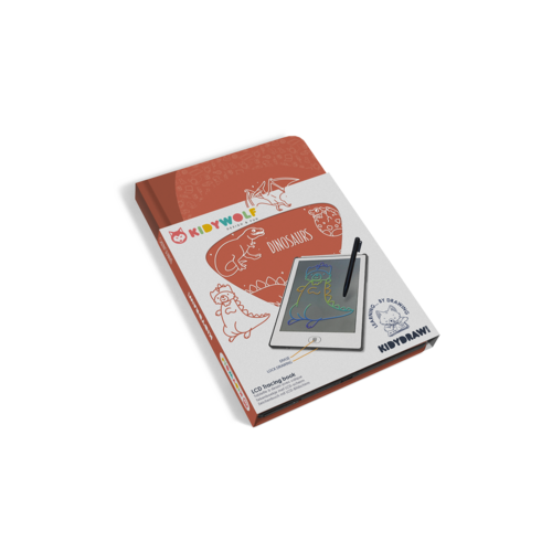 Kidywolf Kidywolf | Kidydraw Mini Tekentablet | Dinosaurussen Kidywolf Kidywolf | Kidydraw Mini Tekentablet | Dinosaurussen