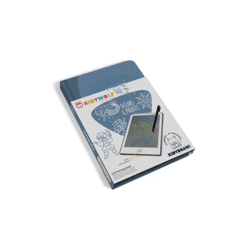 Kidywolf Kidywolf | Kidydraw Mini Tekentablet | Oceanen & Piraten Kidywolf Kidywolf | Kidydraw Mini Tekentablet | Oceanen & Piraten