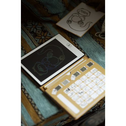 Kidywolf Kidywolf | Kidydraw Mini Tekentablet | Dieren Kidywolf Kidywolf | Kidydraw Mini Tekentablet | Dieren