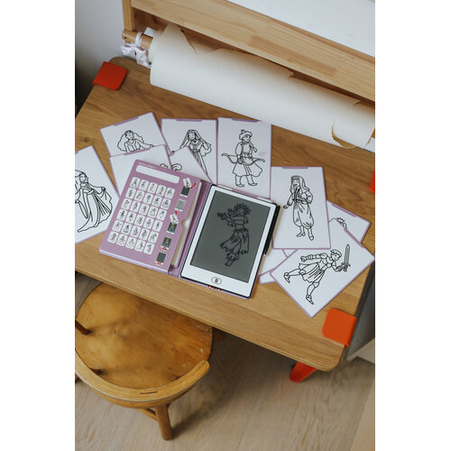 Kidywolf Kidywolf | Kidydraw Mini Tekentablet | Prinses Kidywolf Kidywolf | Kidydraw Mini Tekentablet | Prinses