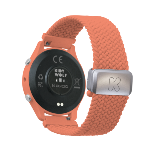 Kidywolf Kidywolf | K-WATCH Digitaal Horloge | Koraal Kidywolf Kidywolf | K-WATCH Digitaal Horloge | Koraal