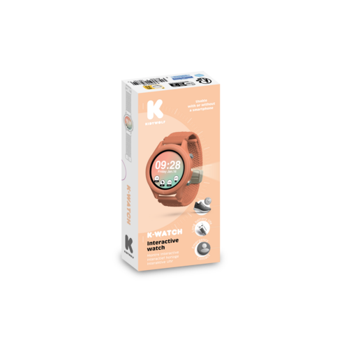 Kidywolf Kidywolf | K-WATCH Digitaal Horloge | Koraal Kidywolf Kidywolf | K-WATCH Digitaal Horloge | Koraal