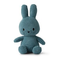 Bon Ton Toys | Miffy ECO Corduroy 23 cm | Nijntje Aviator Blue