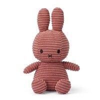 Bon Ton Toys | Miffy ECO Corduroy 23 cm | Nijntje Dusty Rose