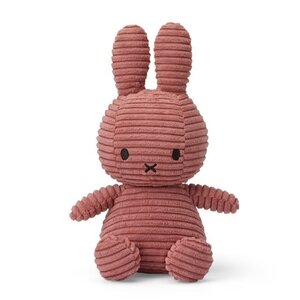 Bon Ton Toys Bon Ton Toys | Miffy ECO Corduroy 23 cm | Nijntje Dusty Rose Bon Ton Toys Bon Ton Toys | Miffy ECO Corduroy 23 cm | Nijntje Dusty Rose