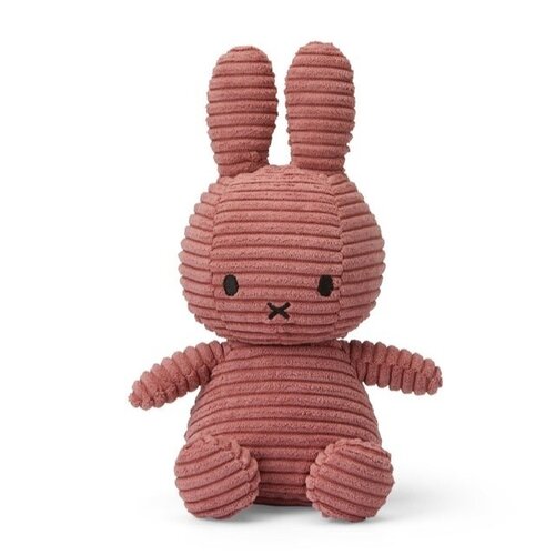 Bon Ton Toys Bon Ton Toys | Miffy ECO Corduroy 23 cm | Nijntje Dusty Rose