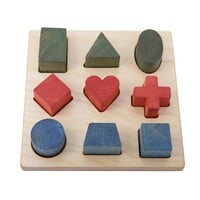 Wooden Story | Houten vormenpuzzel Regenboog