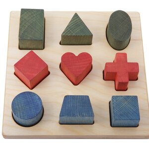 Wooden Story Wooden Story | Houten vormenpuzzel Regenboog