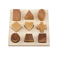 Wooden Story | Houten vormenpuzzel Naturel