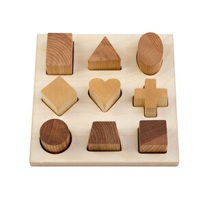 Wooden Story Wooden Story | Houten vormenpuzzel Naturel