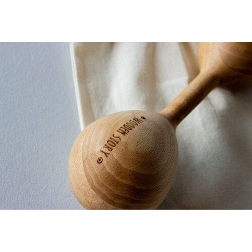 Wooden Story Wooden Story | Houten rammelaar Lark Wooden Story Wooden Story | Houten rammelaar Lark