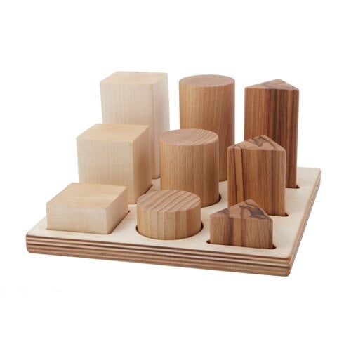 Wooden Story Wooden Story | Houten vormenbord XL Naturel Wooden Story Wooden Story | Houten vormenbord XL Naturel