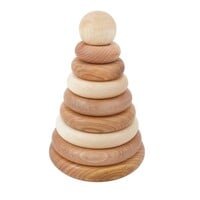 Wooden Story | Houten stapeltoren rond Naturel