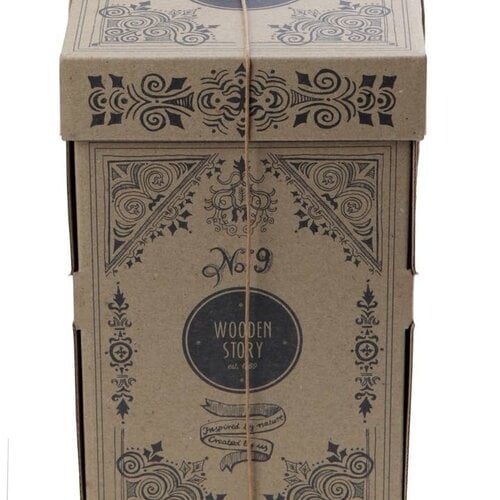 Wooden Story Wooden Story | Houten stapeltoren rond Naturel Wooden Story Wooden Story | Houten stapeltoren rond Naturel