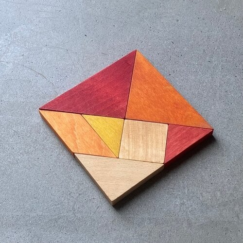 Wooden Story Wooden Story | Houten tangram Warm