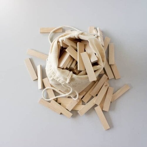 Wooden Story Wooden Story | Houten bouwblokken 100 stuks Wooden Story Wooden Story | Houten bouwblokken 100 stuks