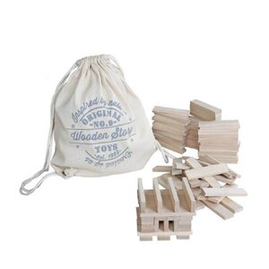 Wooden Story Wooden Story | Houten bouwblokken 100 stuks Wooden Story Wooden Story | Houten bouwblokken 100 stuks